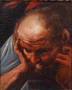 Antonio Zanchi (Este, 1631 – Venice, 1722), Study of a Male Face